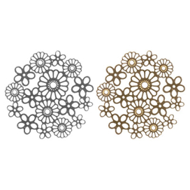 Филигранные элементы FDP-004 цветы в круге 3.3x3.3 см 4 шт "Атекс" г. Пермь