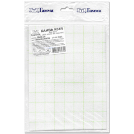 Канва  K04R "Gamma" Aida №14 ФАСОВКА 92% хлопок, 8% терилен 30х40 см "Атекс" г. Пермь