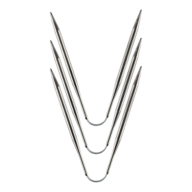 "GAMMA" Спицы гибкие чулочные KNF-3 металл d 5.0 мм 21 см 3 шт под никель "Атекс" г. Пермь