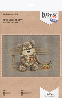 8-350 "Плюшевый друг" 21.5 x 18 см "Атекс" г. Пермь