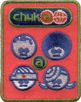 Нашивка 03331108 "CHUCKA" 4.5х5.5 см "Атекс" г. Пермь