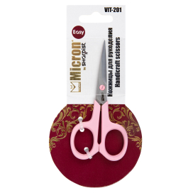 Ножницы "Micron by Sharpist" Easy VIT-201 для рукоделия 108 мм сатинированные "Атекс" г. Пермь