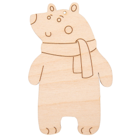 ВД-1103 Подвеска "Мишка" фанера 9х6х0.3см "Атекс" г. Пермь