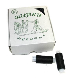 Швейные нитки (армированные)  35 ЛЛ 200 м 20 шт ч/б "Атекс" г. Пермь