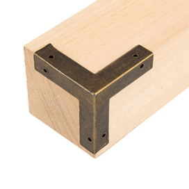 "Mr. Carving" MMG-006 фурнитура для шкатулок "уголок" 2.9 x 2.9 см 4 шт "Атекс" г. Пермь