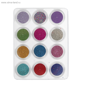 икробисера "Бульонки" 12цв "Атекс" г. Пермь