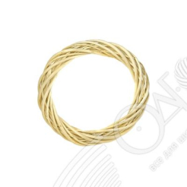 Венок из лозы декоративный d 100 мм S 18 мм  "Атекс" г. Пермь