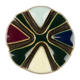 Пуговица металлическая "BLITZ" MB 0219 32" (20 мм) 6 шт №24 бронза "Атекс" г. Пермь