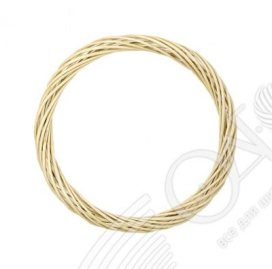 Венок из лозы декоративный d 300 мм S 32 мм  "Атекс" г. Пермь