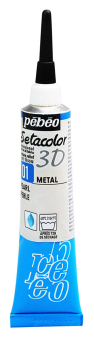 "PEBEO" Контур по ткани "металлик" Setacolor 3D 20 мл "Атекс" г. Пермь