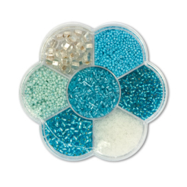 Бисер Чехия BOX-7 "цветок" 170 г "Атекс" г. Пермь