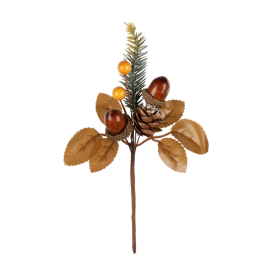 VDD-17 Декоративные элементы 01 еловая веточка с ягодами, шишкой и желудем "Атекс" г. Пермь