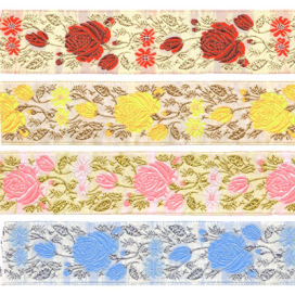 Лента жаккардовая 35 мм "GAMMA" TRJ-34 10 м отделочная "Атекс" г. Пермь