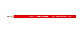 "Чертежник" 12Д - 1002 Карандаш графитный 2М (2B) "Атекс" г. Пермь