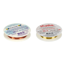 "Zlatka" / "Gamma" Проволока для бисера DG-3 d 0.3мм 10м  ±0.5м "Атекс" г. Пермь