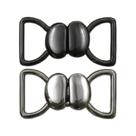 "BLITZ" Застежки для бюстгальтеров BBT038 металл 25х12мм 10шт "Атекс" г. Пермь