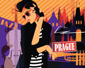 "ФРЕЯ" PNB/C1 Набор для раскрашивания по номерам 50 х 40 см №44 "Прага. Ночная жизнь" "Атекс" г. Пермь