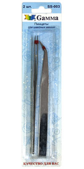 "GAMMA" Пинцет SS-003 2 шт в блистере "Атекс" г. Пермь