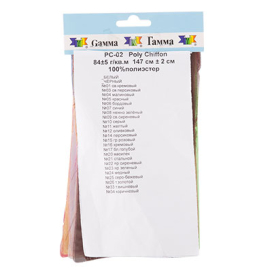 Карта цветов ткань Poly Chiffon "Атекс" г. Пермь