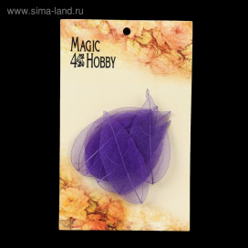 Скелетированный листочек "Магический" сирень 10 шт "Атекс" г. Пермь