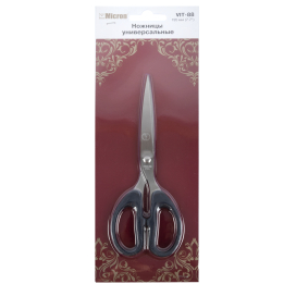 Ножницы "Micron" VIT-88 (U-9017) универсальные в блистере 195 мм "Атекс" г. Пермь