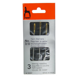 "PONY" 10353 (10853) Иглы ремонтные №3/0 3 шт "Атекс" г. Пермь