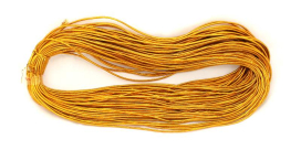Шнур декоративный метализированный 3 мм 56 м под золото "Атекс" г. Пермь