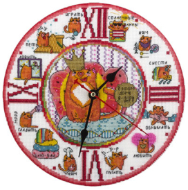 Ч-1582 Часы "Кот в доме хозяин" "Атекс" г. Пермь