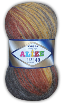 Пряжа ALIZE "ANGORA REAL 40 BATIK" 40% ангора, 60% акрил "Атекс" г. Пермь