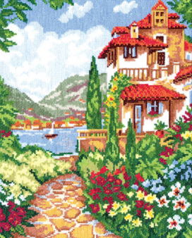 048-01 "Вилла у моря" 24х31 см "Атекс" г. Пермь