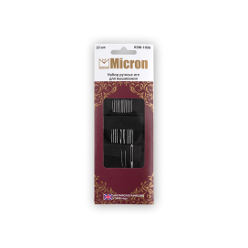 "Micron" набор игл для вышивания KSM-1056 блистер 25 шт "Атекс" г. Пермь