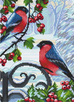 "ФРЕЯ" ALVK-43 "Зимняя сказка" 40x30 см Заполнение:Полное "Атекс" г. Пермь