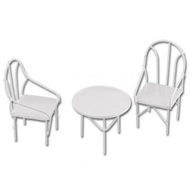 "Blumentag" MET-017 "мебельный гарнитур" металл 3 шт 6x5.5; 4x4x3.5 "Атекс" г. Пермь