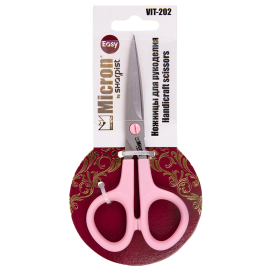 Ножницы "Micron by Sharpist" Easy VIT-202 для рукоделия 135 мм сатинированные "Атекс" г. Пермь