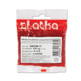Бисер "Zlatka" GR 08/0 100г "Атекс" г. Пермь