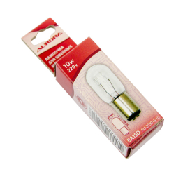 Лампочка для шв. машин Aurora AU-205015-10 цокольная 20х50 мм 10W 220V "Атекс" г. Пермь