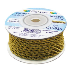 Шнур "Gamma" 2.5мм GC-025 витой 9.1м ±0.5м "Атекс" г. Пермь