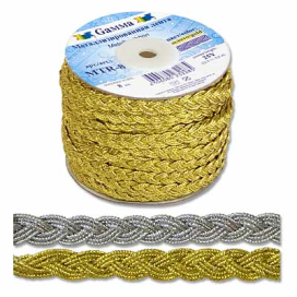 "GAMMA" MTR-08 Тесьма декоративная 8 мм 22.8 ±0.5 м "Атекс" г. Пермь