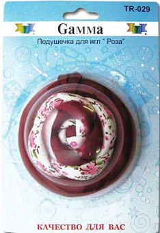 "GAMMA" Подушечка для игл "Роза" TR-029 "Атекс" г. Пермь