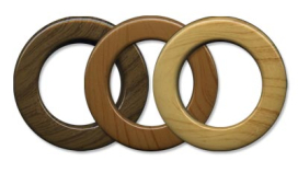 Люверсы для штор "SOFI" LW-055 d35/55мм 10шт "Атекс" г. Пермь