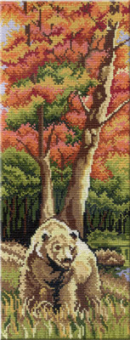 №262 Триптих "Медведь" 38х15 см "Атекс" г. Пермь