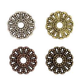 Розетка для бус MFR-03 1.1 см 20 шт "Zlatka" "Атекс" г. Пермь