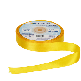 Лента атласная 20мм (3/4") 33м ±2м двухстор. AL-20D "GAMMA" "Атекс" г. Пермь