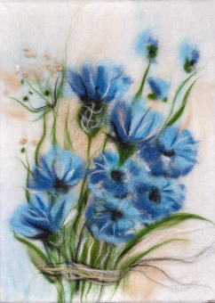 Набор для творчества "Woolla" WA-0123 набор "Воздушные васильки" "Атекс" г. Пермь