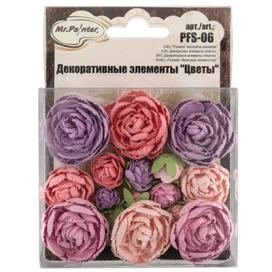 "Mr.Painter" PFS-06 Декоративные элементы "Цветы" 16 шт "Атекс" г. Пермь