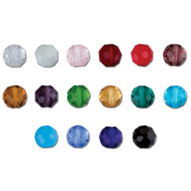 Бусины стеклянные  4х3мм 32шт на нити "Zlatka" GBT-01 "Атекс" г. Пермь