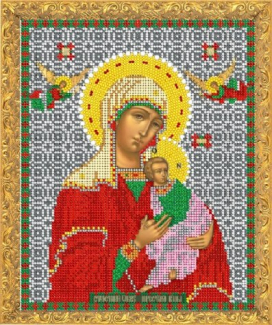 Ткань с рисунком "Светлица" для вышивания бисером 12 х 16 см "Атекс" г. Пермь