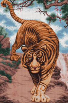 37-R "Крадущийся тигр"  36.5х54.5 см "Атекс" г. Пермь
