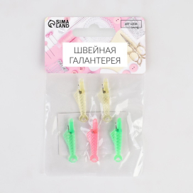 Нитковдеватель «Хвост рыбки» 3 см 5 шт ассорти "Атекс" г. Пермь