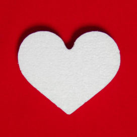 Заготовка для декора "Сердце" 7х6 см 5 шт "Атекс" г. Пермь